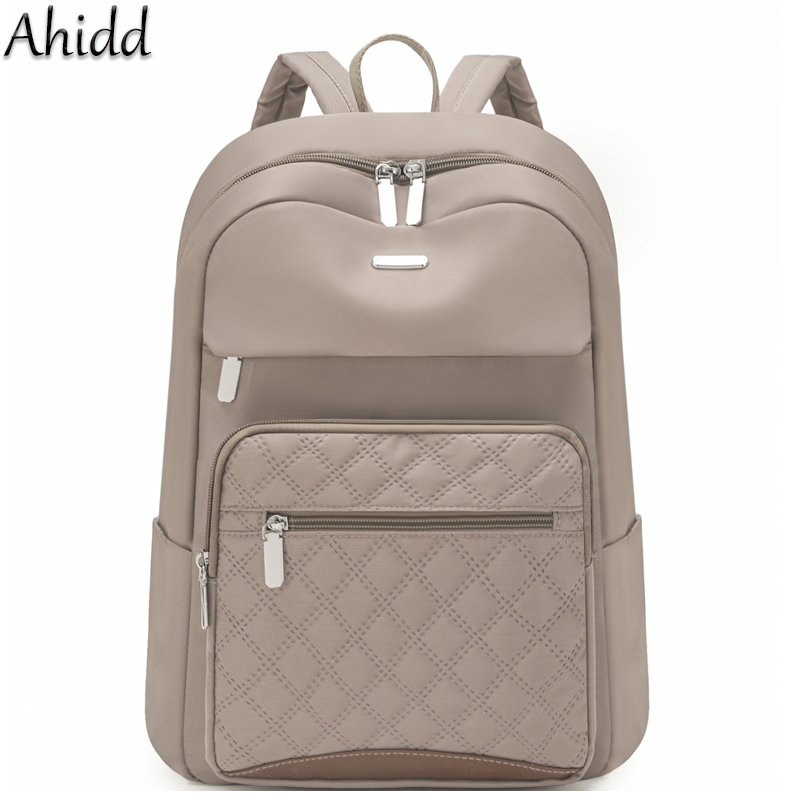 Women Bags Medium Size - Tas Ransel Wanita Motif Kotak-kotak, Tahan