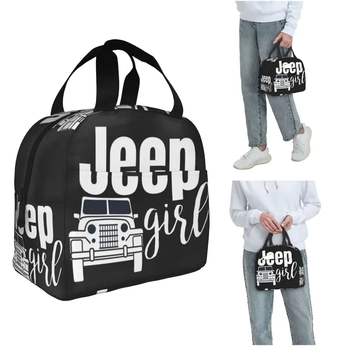 Women'S Jeep Bags - Tas Makan Siang Terinsulasi Jeep Girl