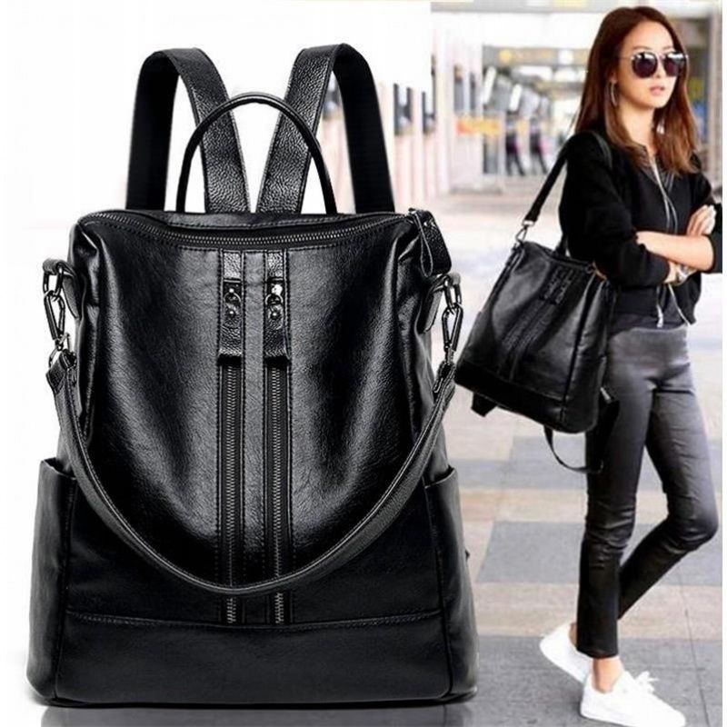 Women Bags Office - Ransel Kulit Lembut Wanita Tas Sekolah