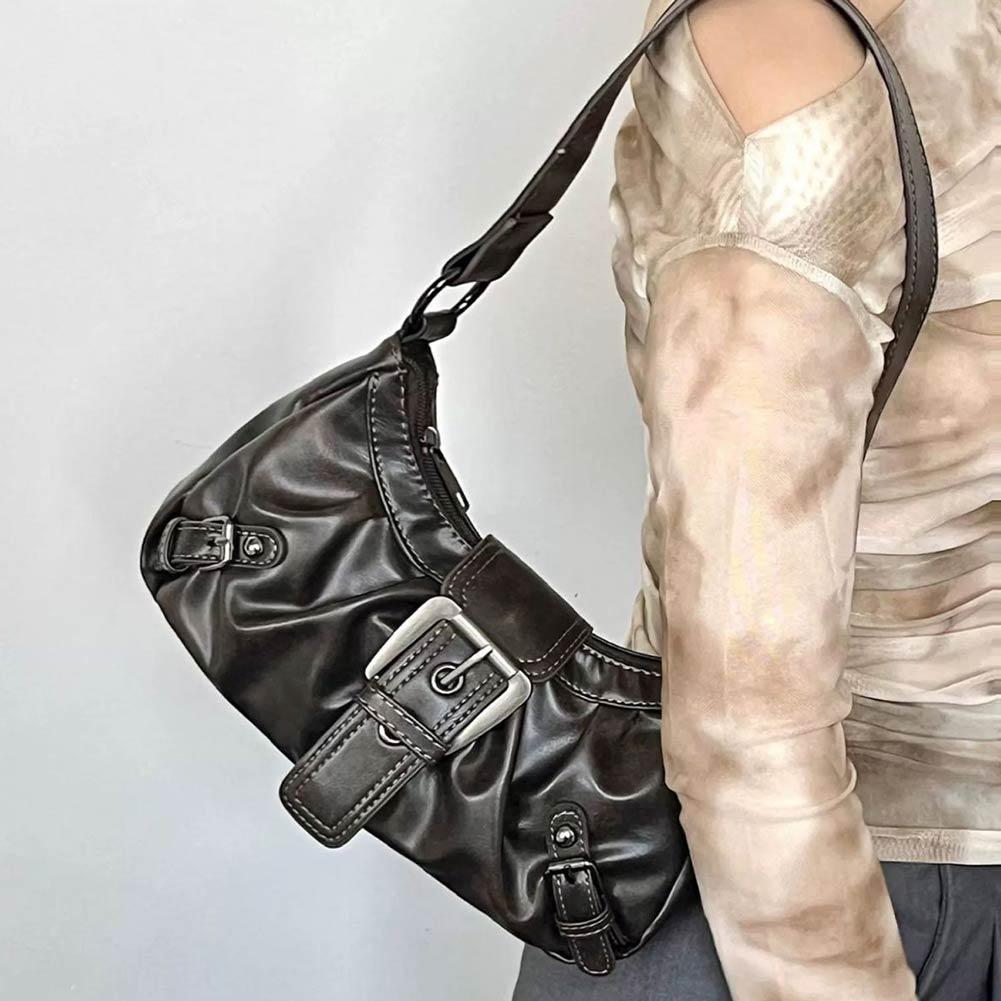Women Bags Office - Tas Selempang Lipit Retro Y2K untuk