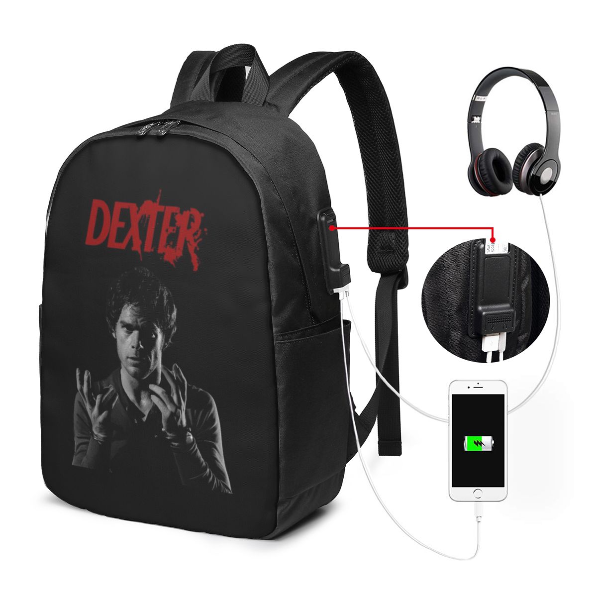 Women Bags For Travel - Tas Ransel Film Dexter Morgan Tas