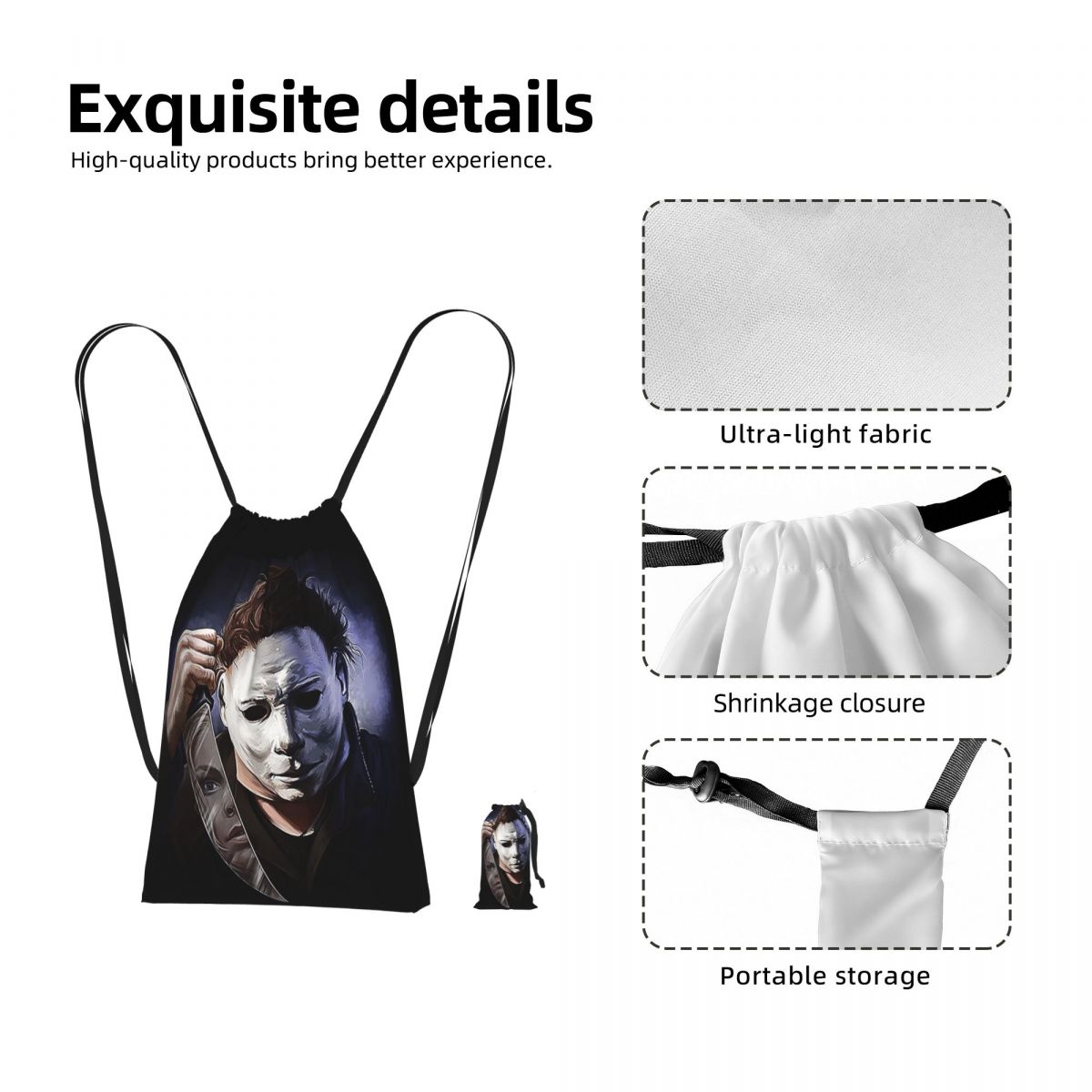 Women Bags Myer - Tas Ransel Serut Michael Myers, Tas