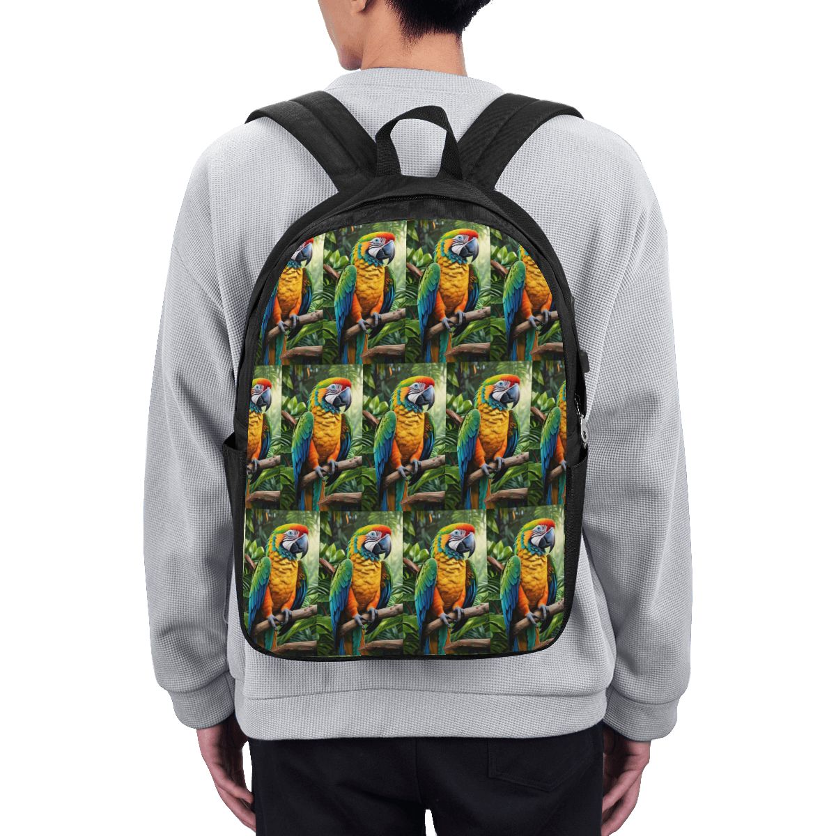 Women Bags For Travel - Tas Ransel Burung Beo Macaw Lucu