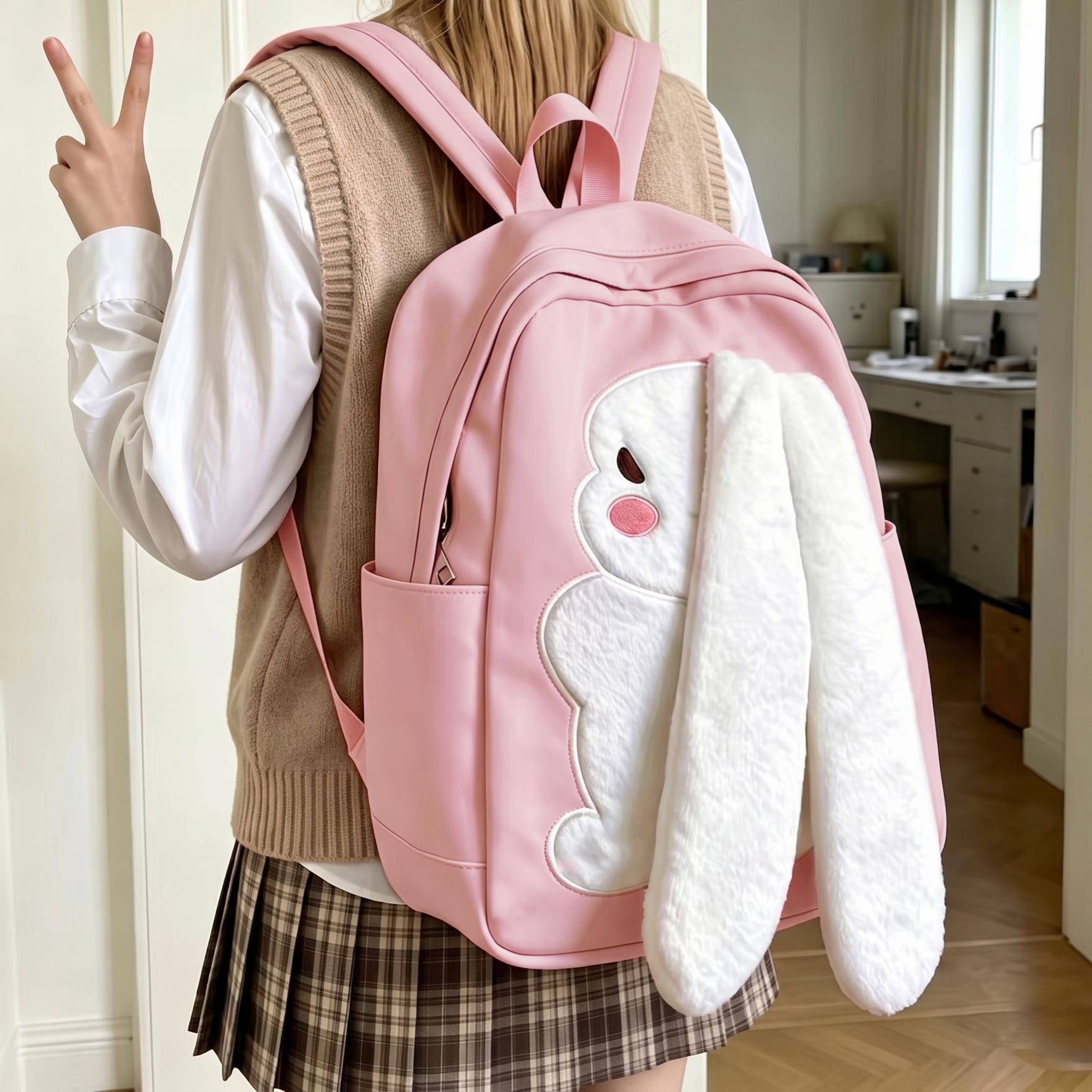Women'S Best Bags For Travel - Tas ransel bermotif kelinci, dirancang dengan