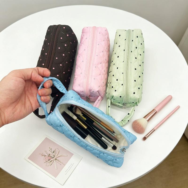 Tas Kosmetik Motif Polkadot Po - Women Bags Waterproof ulasan dan harga