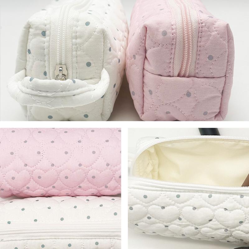 Tas Kosmetik Motif Polkadot Po - Women Bags Waterproof ulasan dan harga