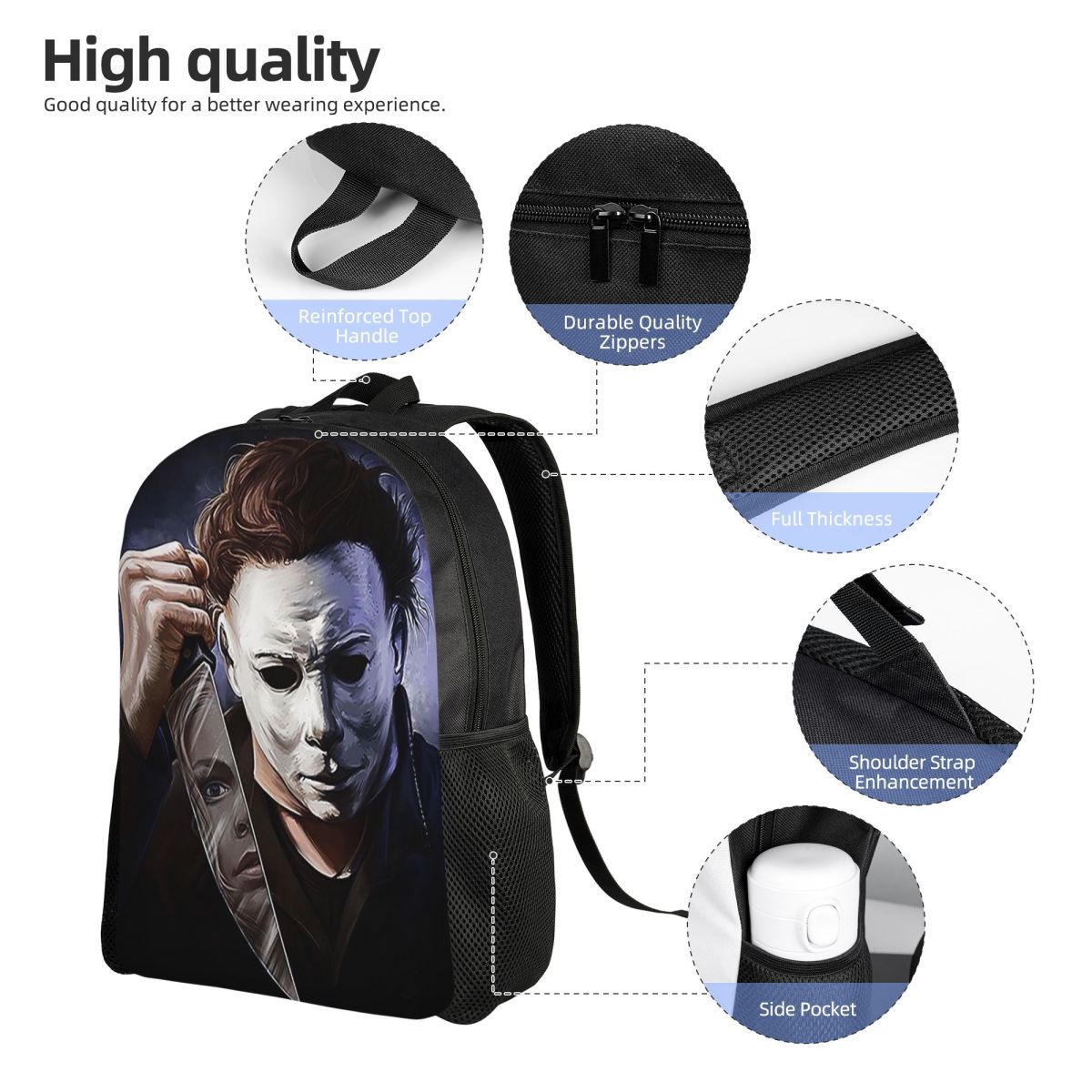Michael Myers Backpack Daypack - Women Bags Myer ulasan dan harga