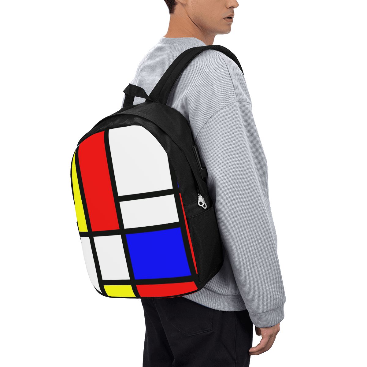 Piet Mondrian Composition Back - Women Bags For Travel ulasan dan harga