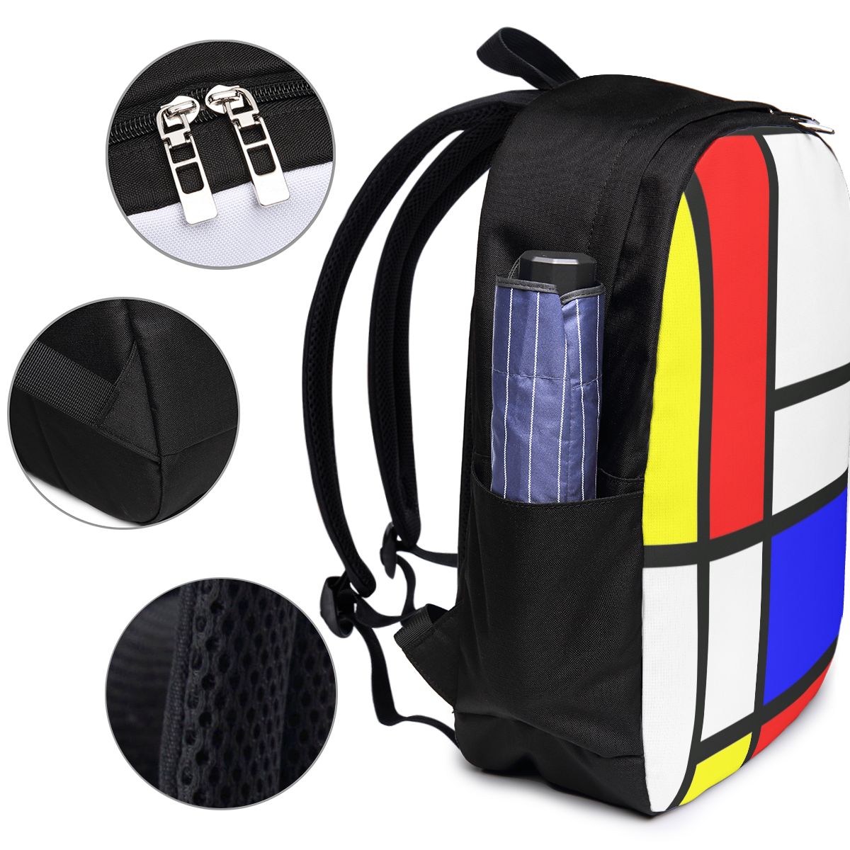 Piet Mondrian Composition Back - Women Bags For Travel ulasan dan harga