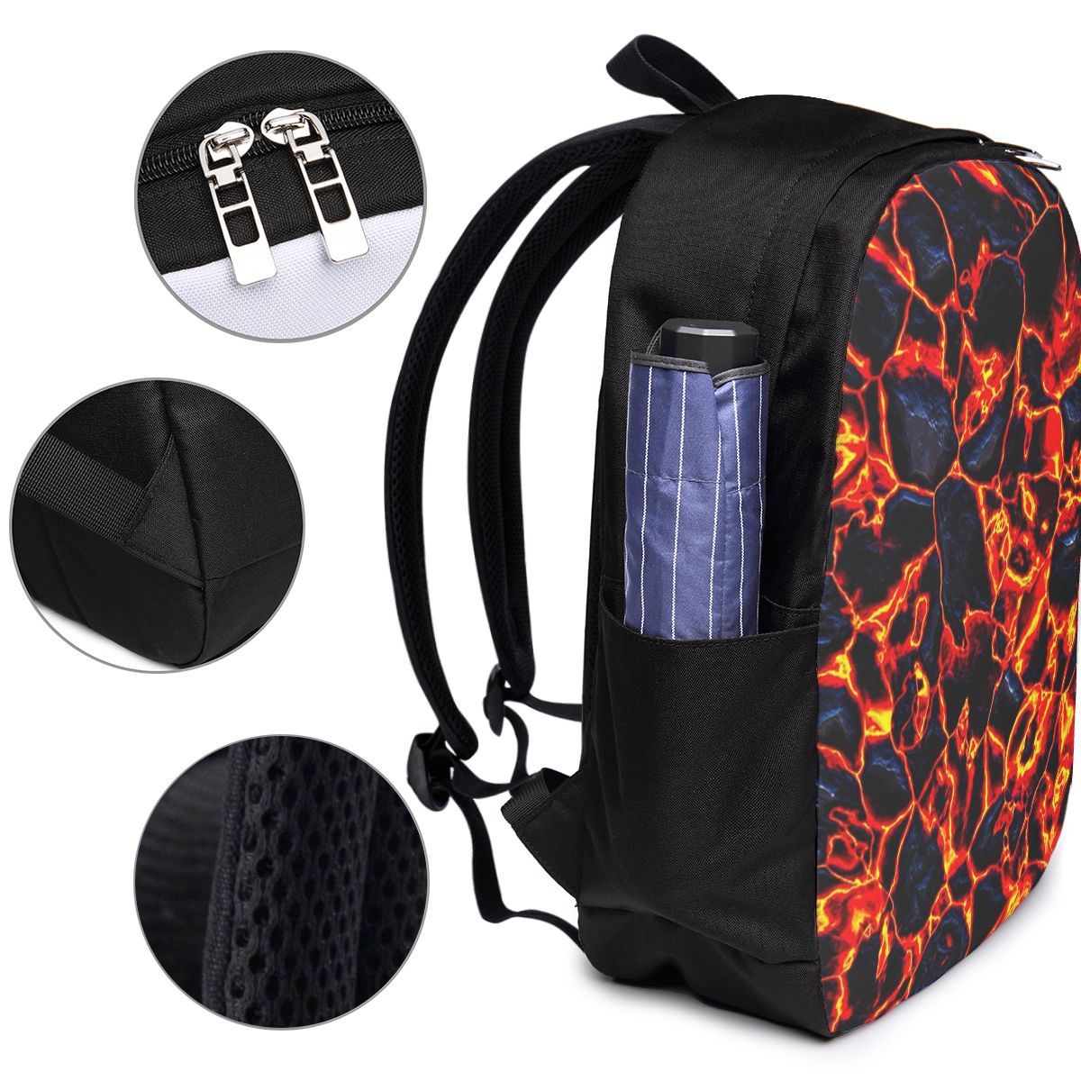 Tas Ransel Magma Volcano Lava  - Women Bags For Travel ulasan dan harga