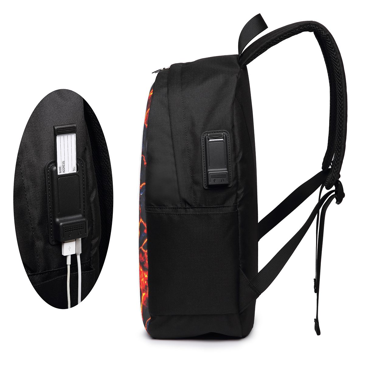 Tas Ransel Magma Volcano Lava  - Women Bags For Travel ulasan dan harga