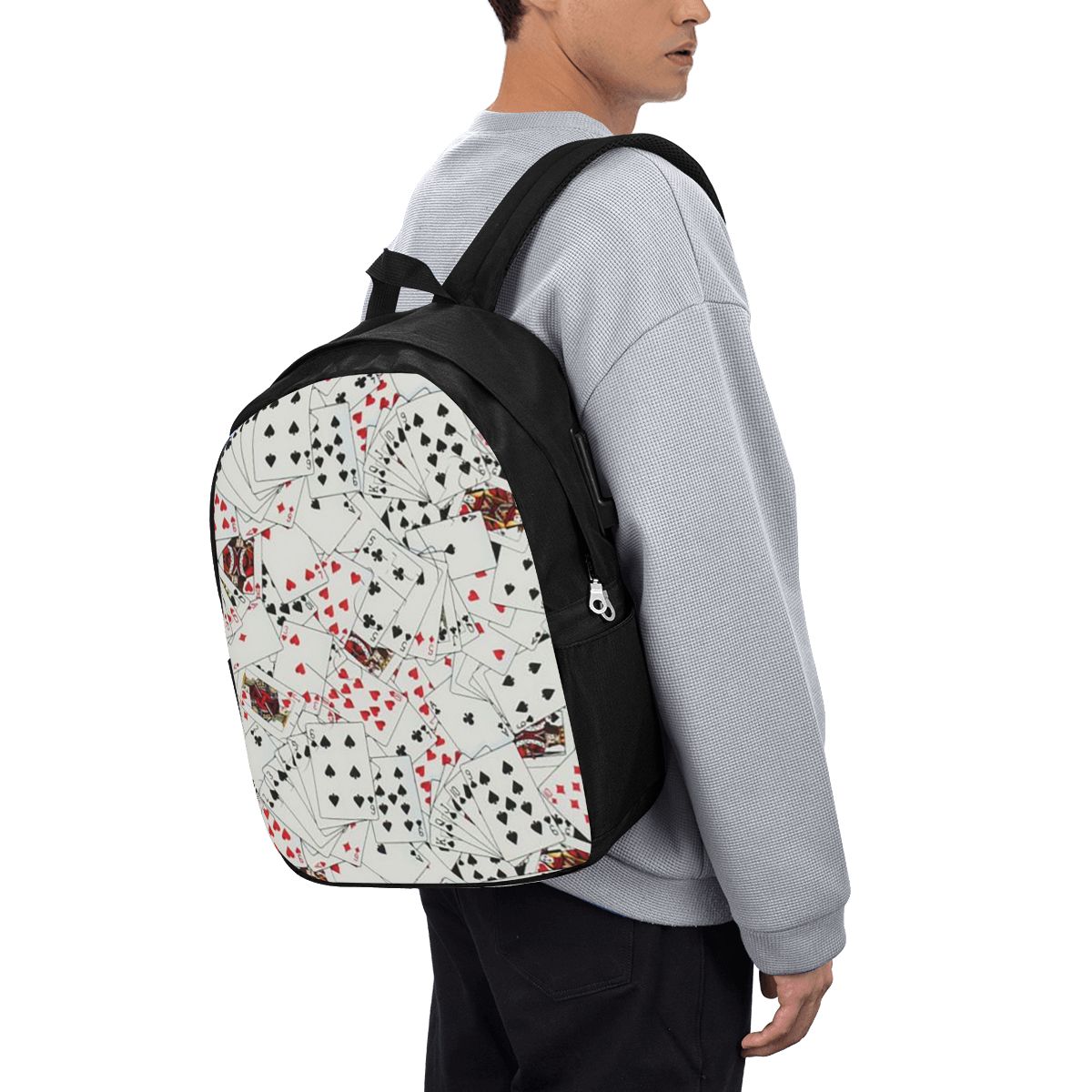 Tas Ransel Motif Kartu Poker,  - Women Bags For Travel ulasan dan harga
