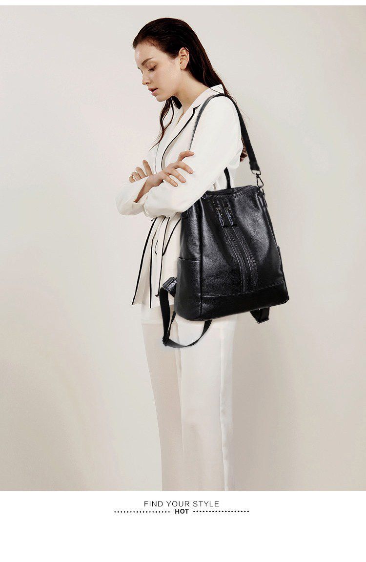 Ransel Kulit Lembut Wanita Tas - Women Bags Office ulasan dan harga