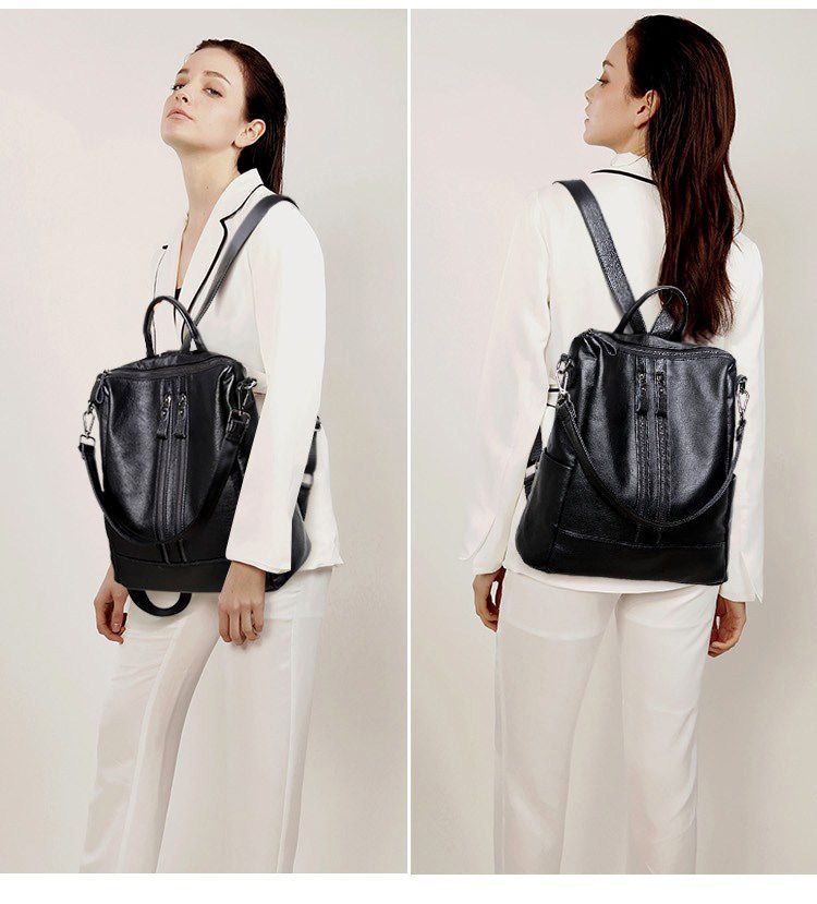 Ransel Kulit Lembut Wanita Tas - Women Bags Office ulasan dan harga
