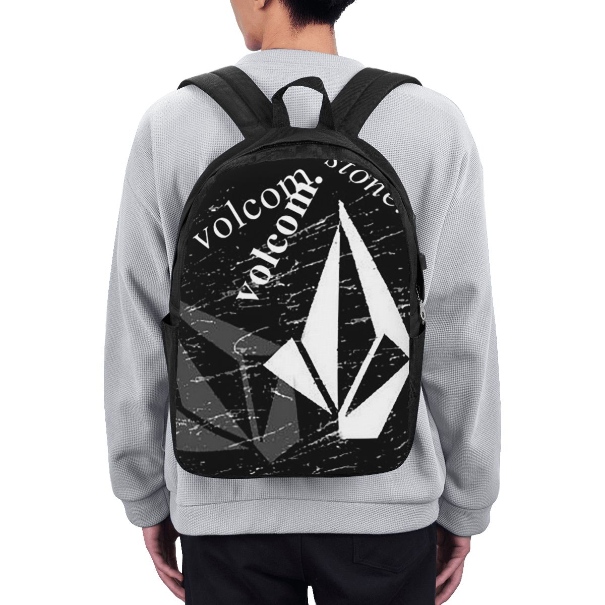 V-Volcom Logo Backpack Tas Not - Women Bags For Travel ulasan dan harga