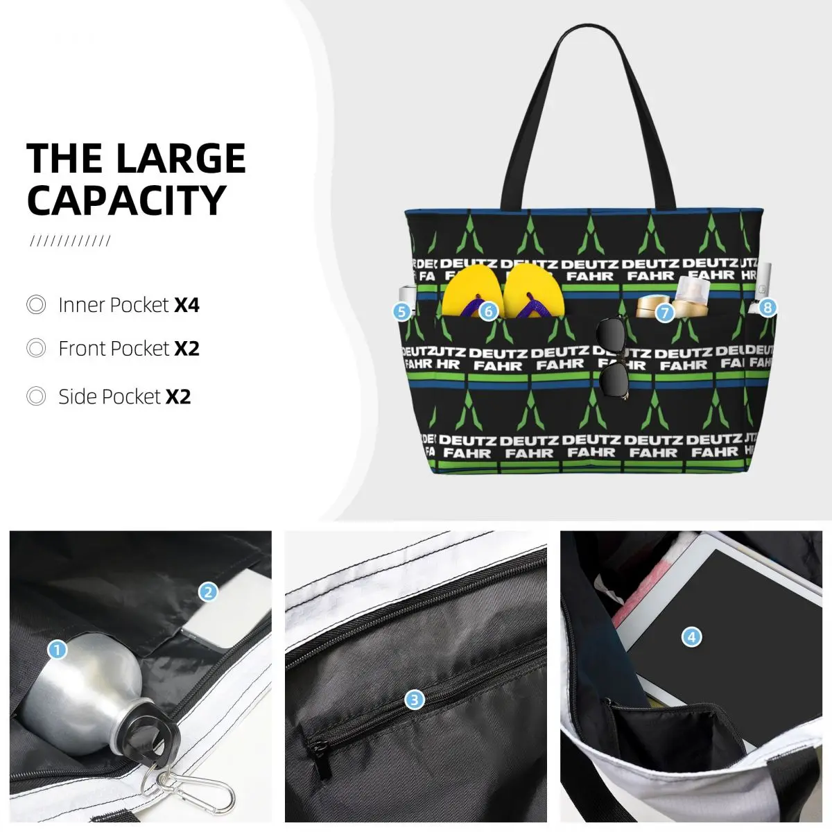 Tas Tote Pantai Esensial Logo  - Women'S Best Bags For Travel ulasan dan harga