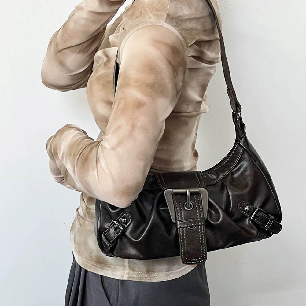 Tas Selempang Lipit Retro Y2K  - Women Bags Office ulasan dan harga