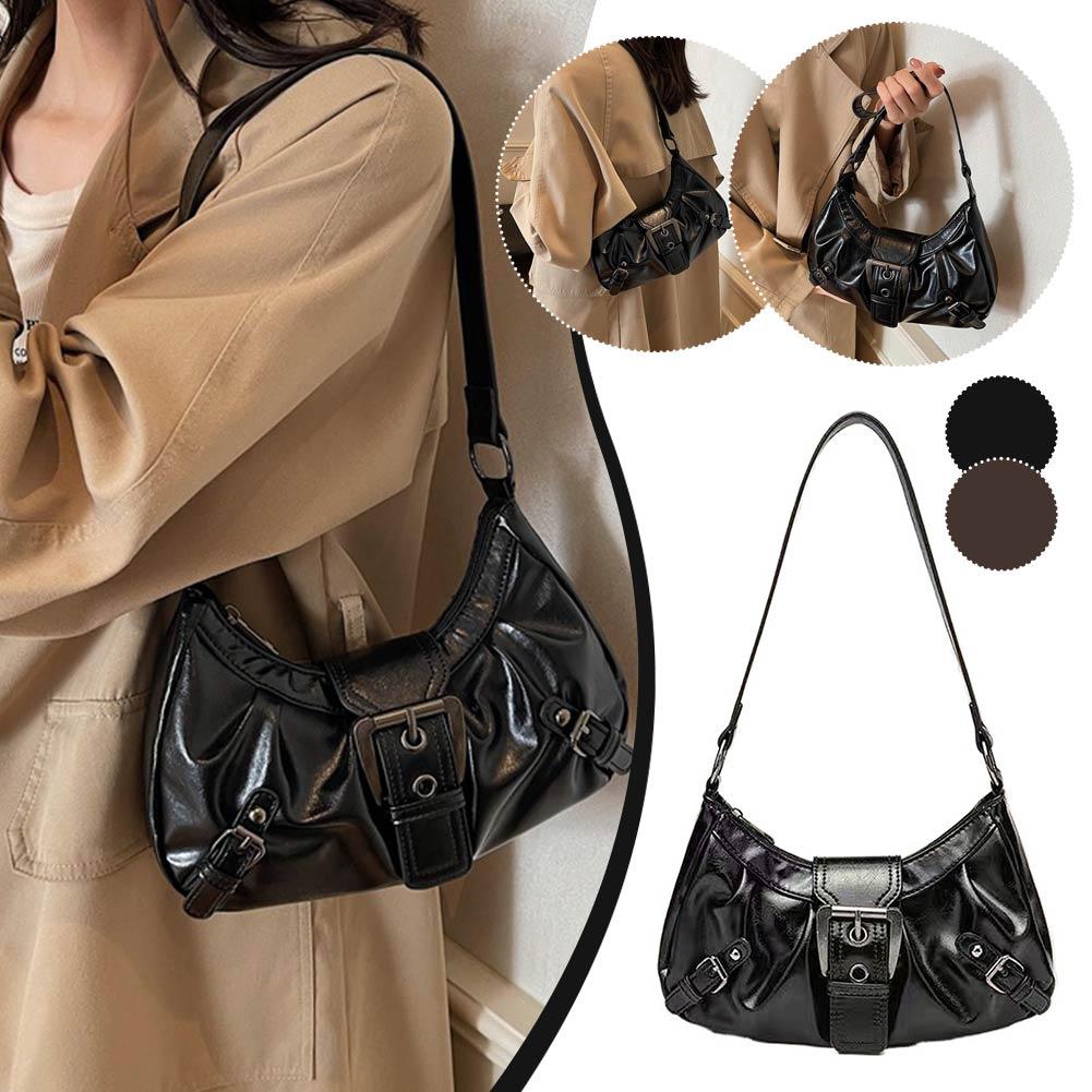Tas Selempang Lipit Retro Y2K  - Women Bags Office ulasan dan harga