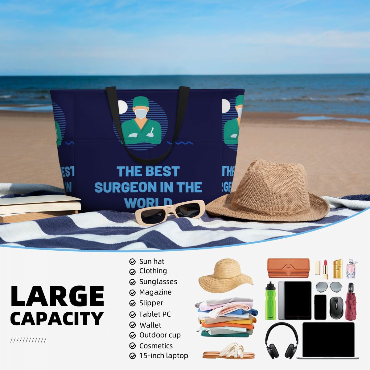 Tas Tote Pantai Terbaik di Dun - Women'S Best Bags For Travel ulasan dan harga