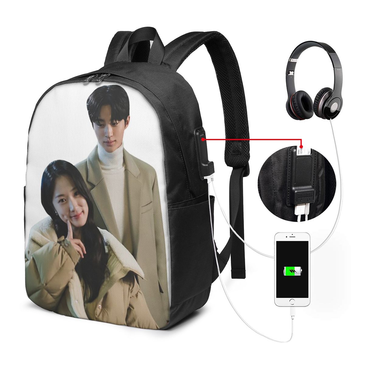 Lovely Runner Kdrama Fanart Ba - Women Bags For Travel ulasan dan harga
